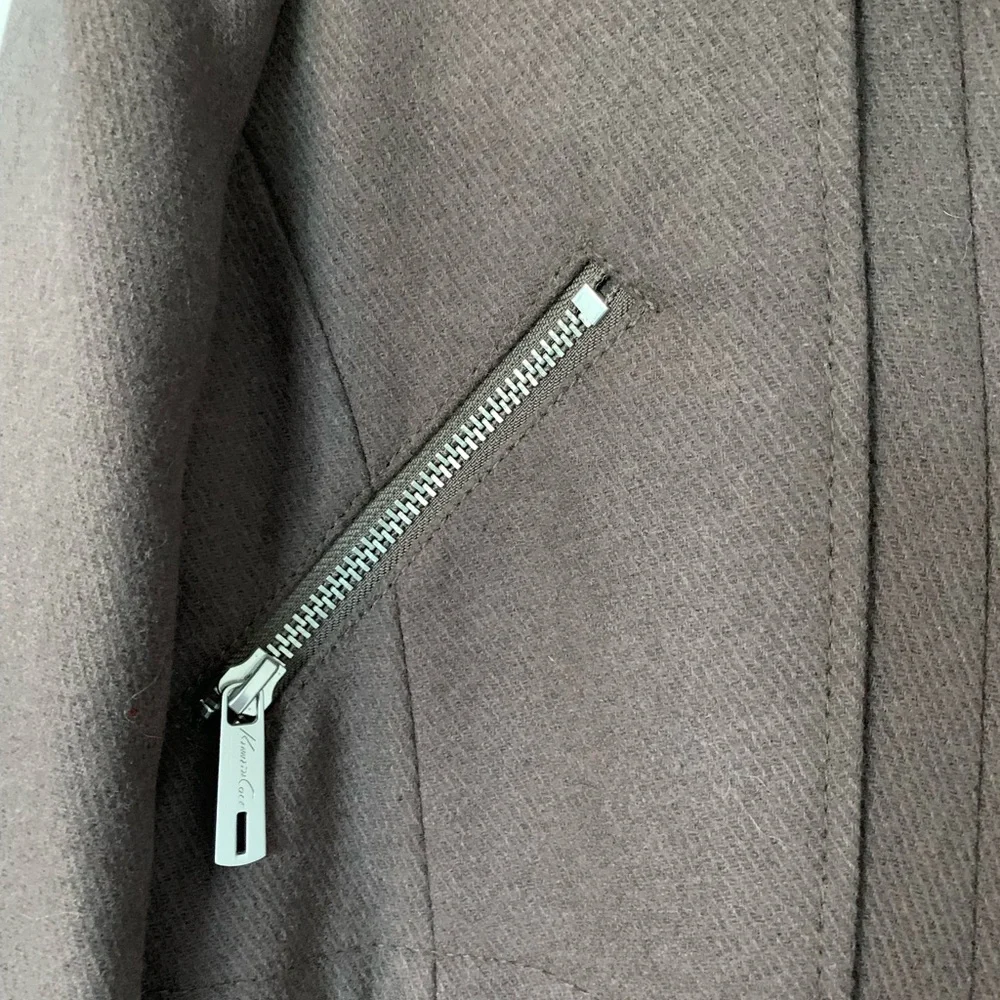 Kenneth Cole Tan Wool coat. size 8 NWT - Picture 5 of 14